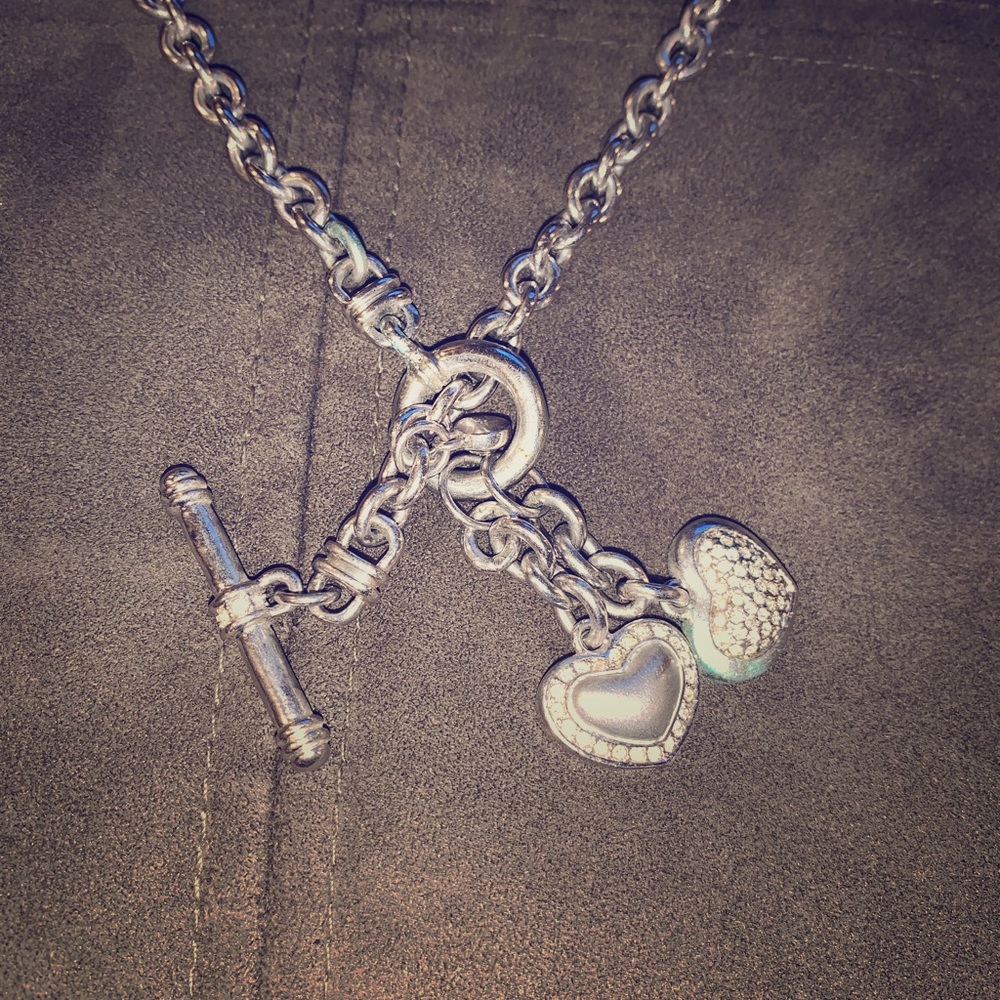 Brighton 2 Heart and Toggle Necklace